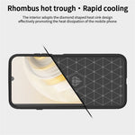 MOFI JK TPU Series-1 til Huawei Nova Y72 4G / Enjoy 70, TPU-mobilcover med kulfiberstruktur og beskyttelse