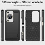 MOFI JK TPU Series-1 til Huawei Nova Y72 4G / Enjoy 70, TPU-mobilcover med kulfiberstruktur og beskyttelse