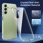 Samsung Galaxy A25 5G (Global) (161,0 x 76,5 x 8,3 mm) transparent TPU-cover med 3 hærdede glasfilm