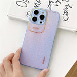 Q.COO Aurora Series for iPhone 12 Pro Phone Case Anti-drop TPU+PET Hybrid Cover