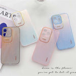 Q.COO Aurora Series for iPhone 12 Pro Phone Case Anti-drop TPU+PET Hybrid Cover