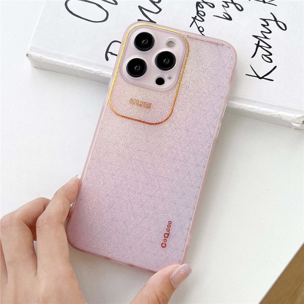 Q.COO Aurora Series for iPhone 12 Pro Phone Case Anti-drop TPU+PET Hybrid Cover