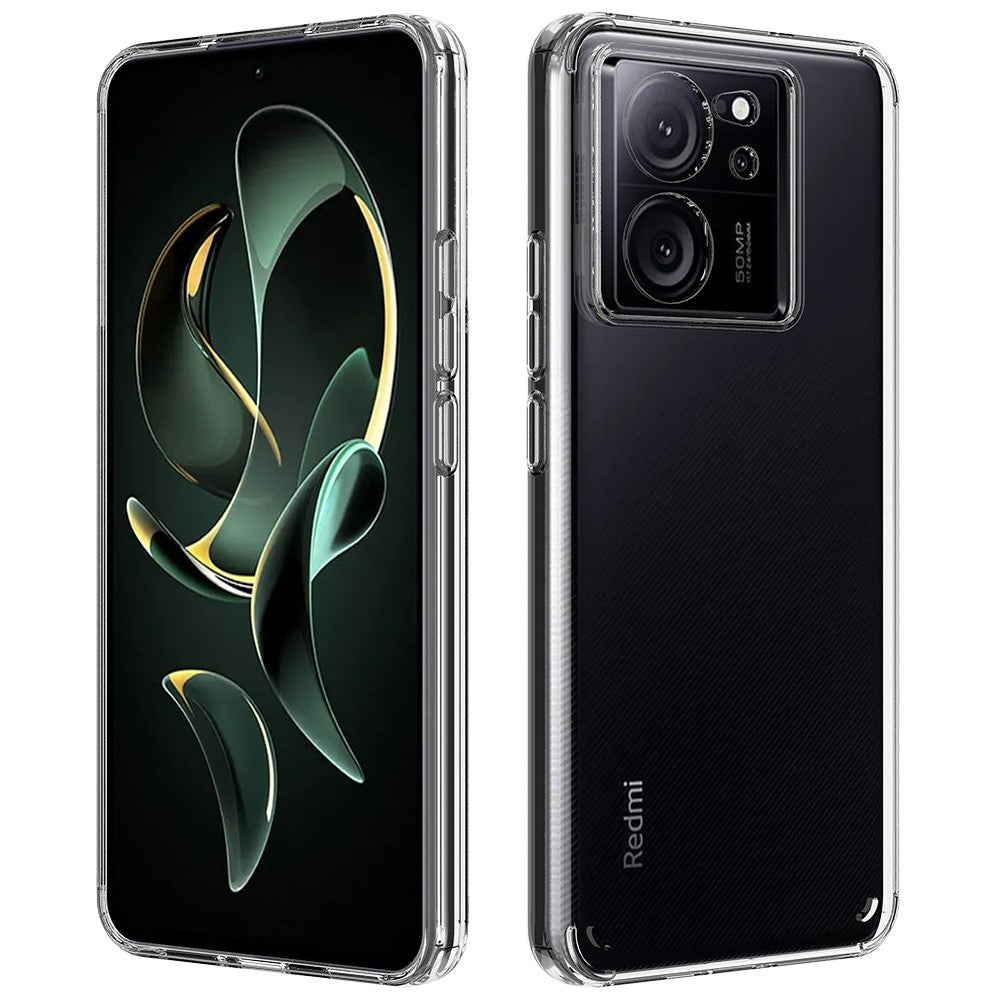 For Xiaomi 13T / 13T Pro / Redmi K60 Ultra Phone Case TPU+Acrylic Clear Back Cover