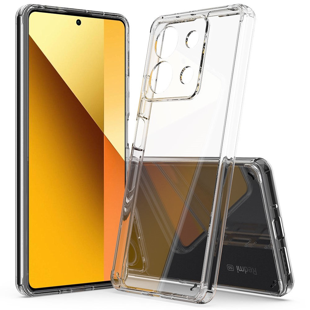For Xiaomi Redmi Note 13 Pro 5G / Poco X6 5G Case TPU+Acrylic Transparent Mobile Phone Cover