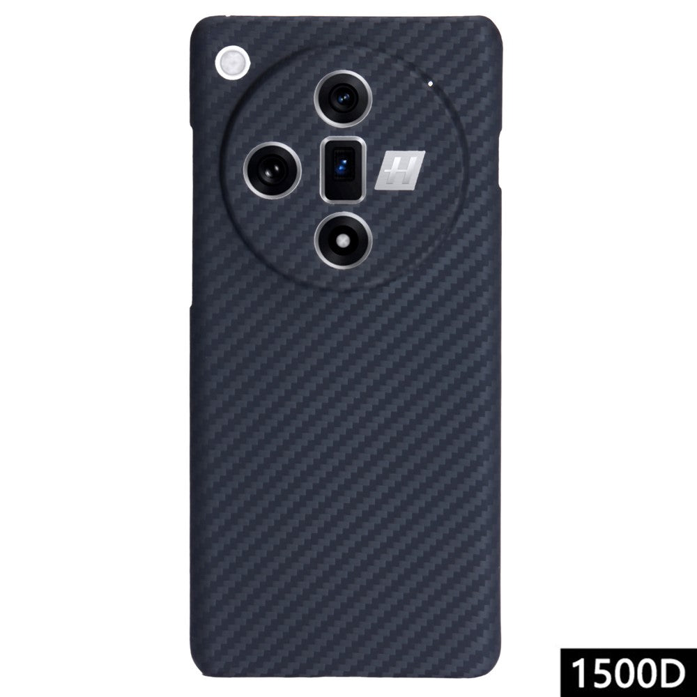 For Oppo Find X7 5G Aramid Fiber Case 1500D Coarse Texture Precise Cutout Phone Cover
