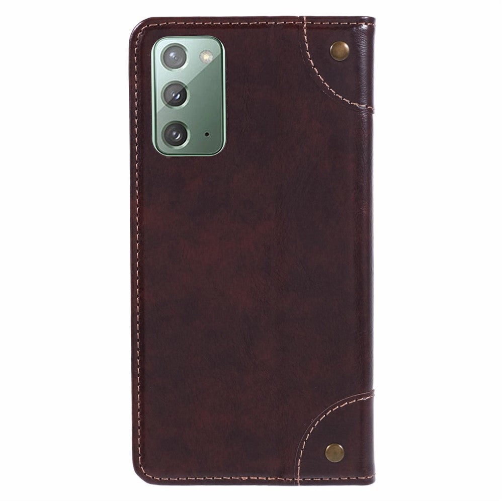 SUTENI Til Samsung Galaxy Note20 / Note20 5G Cover PU Læder Cover Standpung Telefoncover