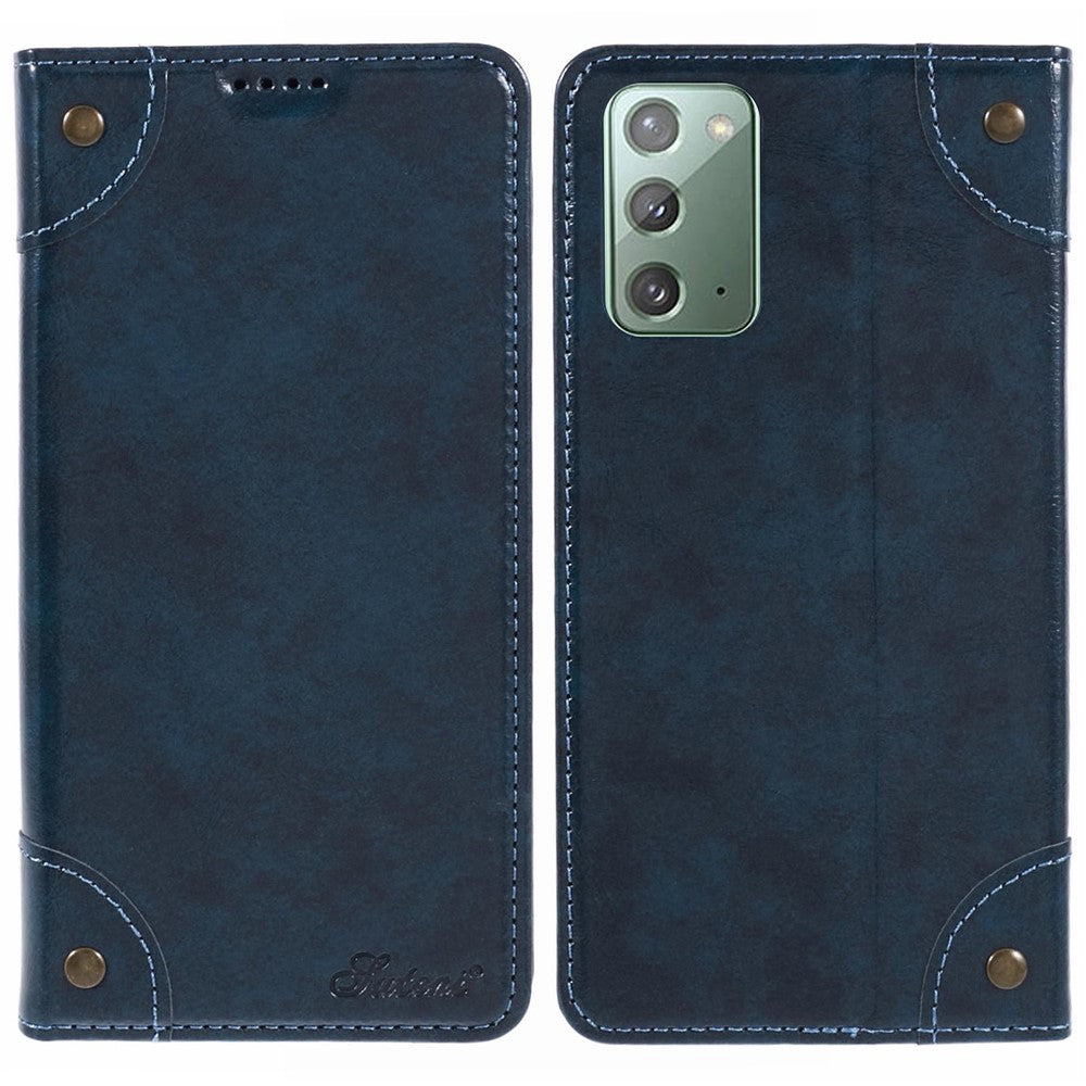 SUTENI Til Samsung Galaxy Note20 / Note20 5G Cover PU Læder Cover Standpung Telefoncover