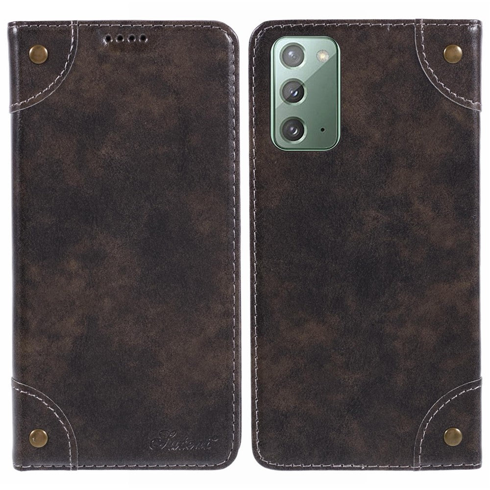 SUTENI Til Samsung Galaxy Note20 / Note20 5G Cover PU Læder Cover Standpung Telefoncover