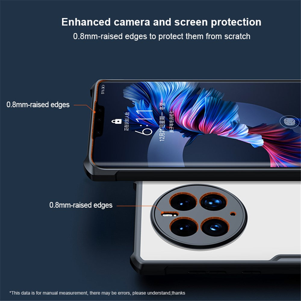 XUNDD For Huawei Mate 50 Pro 4G TPU+Acrylic Cell Phone Cases Shockproof Back Cover