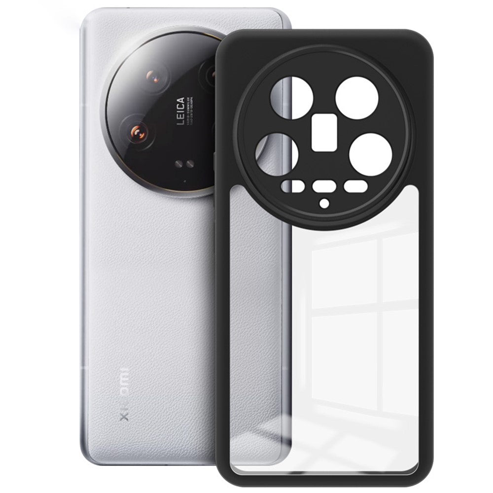 IMAK UX-9A Series for Xiaomi 14 Ultra Transparent Phone Case TPU+PC Protective Shell