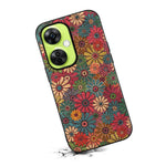 For OnePlus Nord CE 3 Lite 5G / Nord N30 5G Case Flower Pattern PU Leather Coating Phone Back Cover