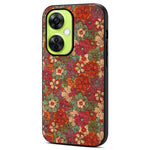 For OnePlus Nord CE 3 Lite 5G / Nord N30 5G Case Flower Pattern PU Leather Coating Phone Back Cover