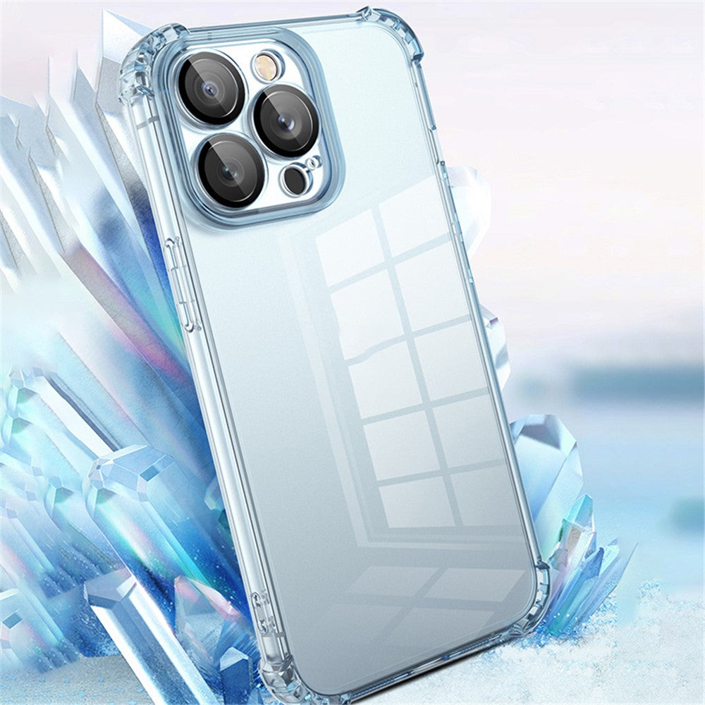 For iPhone 12 Pro Max Case TPU Reinforced Corners Protective Cover with PVC Lens Film