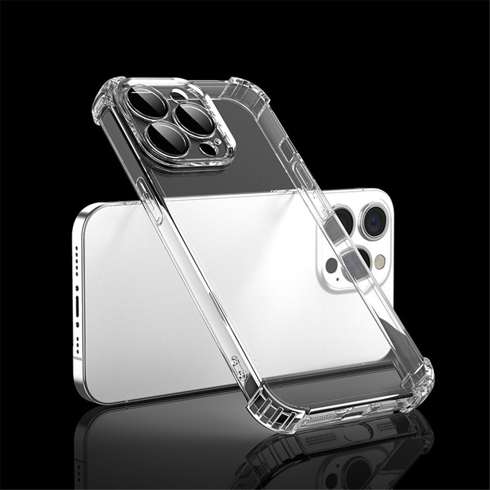 For iPhone 12 Pro Max Case TPU Reinforced Corners Protective Cover with PVC Lens Film