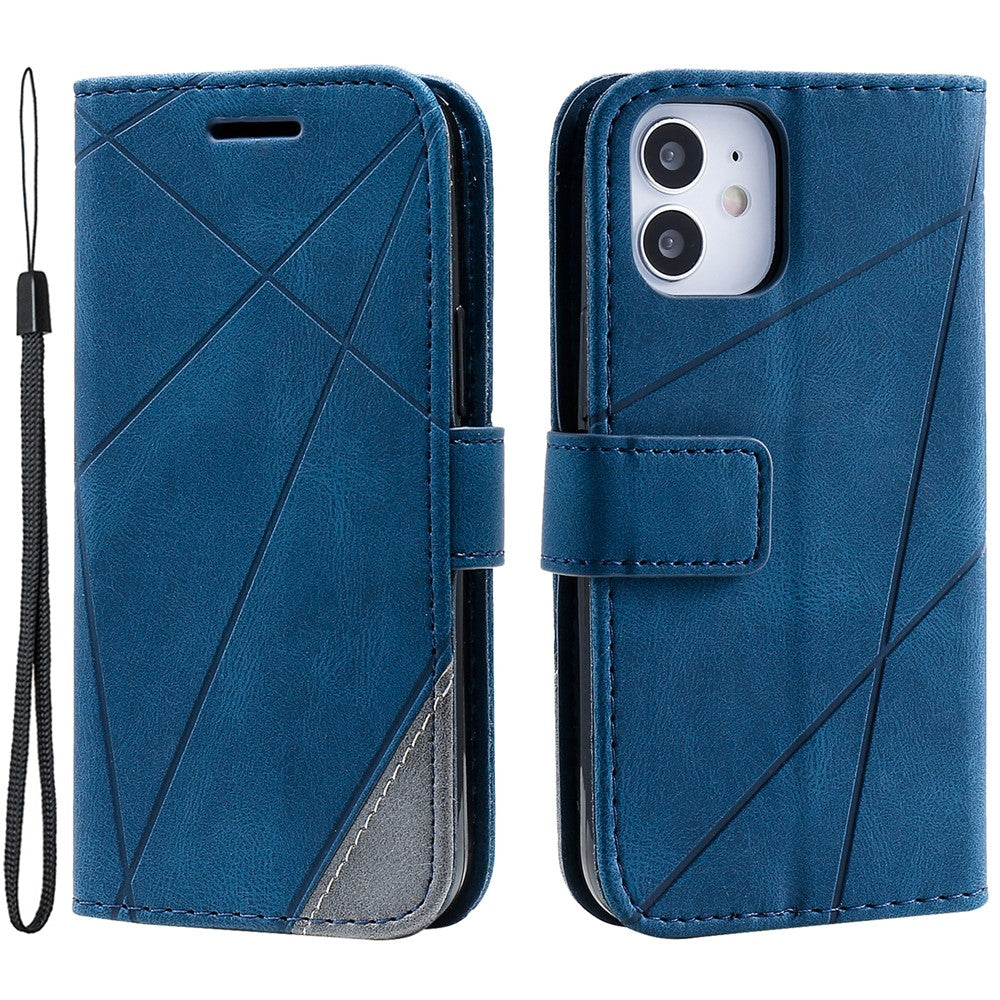 iPhone 12 mini-skal Plånboksfodral Lädermobilfodral Skin-touch-textur