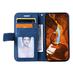 For iPhone 12 mini Case Wallet Leather Phone Cover Skin-touch Texture