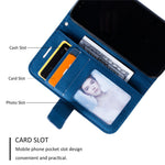 For iPhone 12 mini Case Wallet Leather Phone Cover Skin-touch Texture
