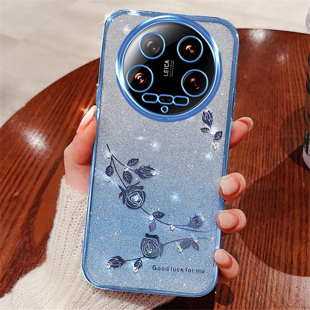 KADEM For Xiaomi 14 Ultra Case Bling Glitter TPU Protective Phone Cover