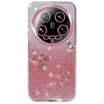 KADEM For Xiaomi 14 Ultra Case Glitter Sparkle Soft TPU Phone Cover with Lanyard