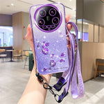 KADEM For Xiaomi 14 Ultra Case Glitter Sparkle Soft TPU Phone Cover with Lanyard