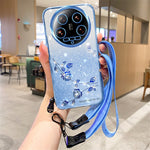 KADEM For Xiaomi 14 Ultra Case Glitter Sparkle Soft TPU Phone Cover with Lanyard