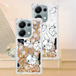 For Xiaomi Redmi Note 13 Pro 4G / Poco M6 Pro 4G TPU Case with Quicksand and Pattern Printed