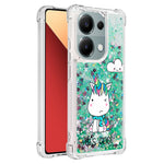 For Xiaomi Redmi Note 13 Pro 4G / Poco M6 Pro 4G TPU Case with Quicksand and Pattern Printed