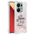 For Xiaomi Redmi Note 13 Pro 4G / Poco M6 Pro 4G TPU Case with Quicksand and Pattern Printed