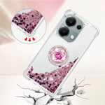 For Xiaomi Redmi Note 13 Pro 4G / Poco M6 Pro 4G TPU Case with Kickstand Quicksand Shockproof Cover
