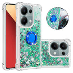 For Xiaomi Redmi Note 13 Pro 4G / Poco M6 Pro 4G TPU Case with Kickstand Quicksand Shockproof Cover