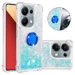 For Xiaomi Redmi Note 13 Pro 4G / Poco M6 Pro 4G TPU Case with Kickstand Quicksand Shockproof Cover