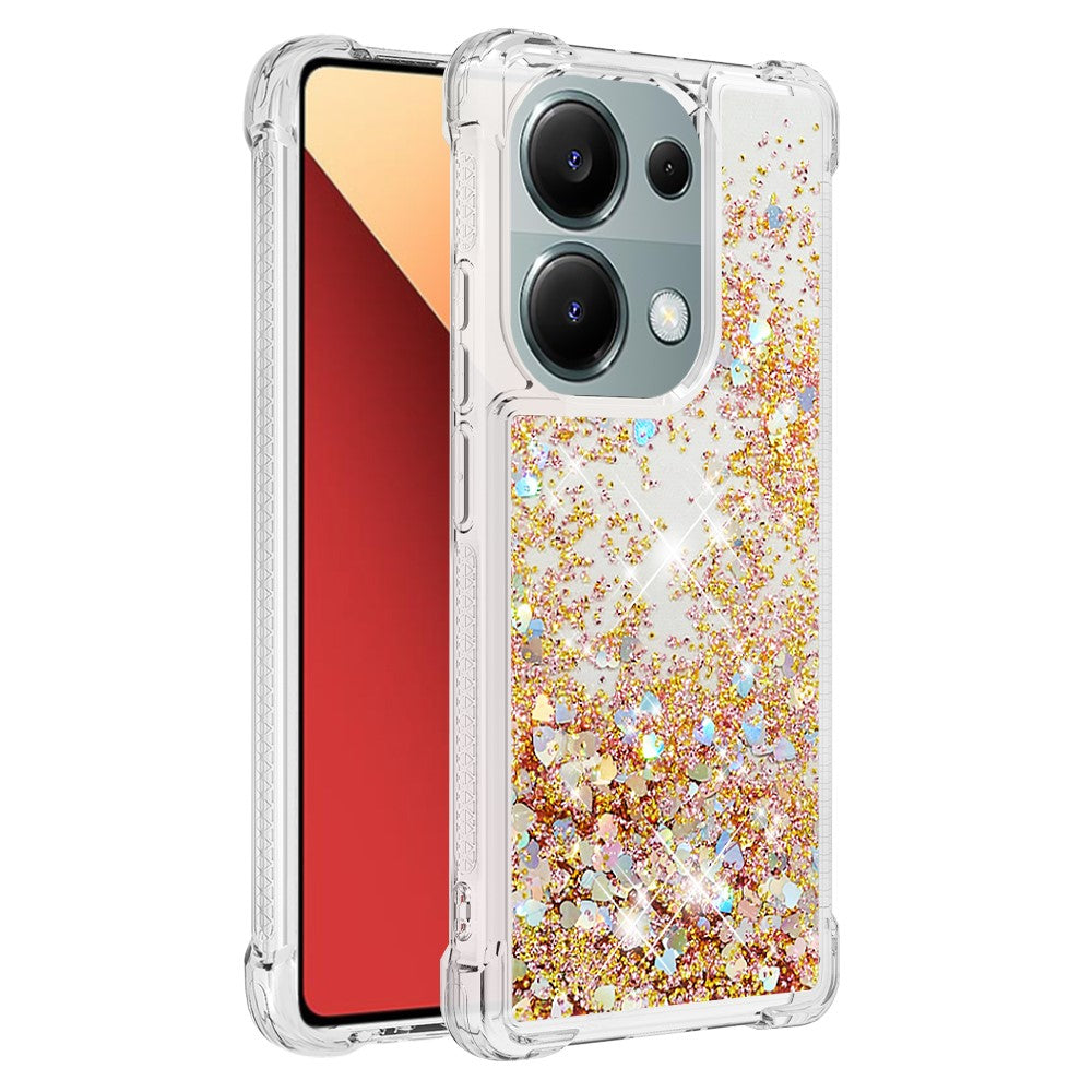 For Xiaomi Redmi Note 13 Pro 4G / Poco M6 Pro 4G TPU Case Glitter Quicksand Shockproof Phone Back Cover