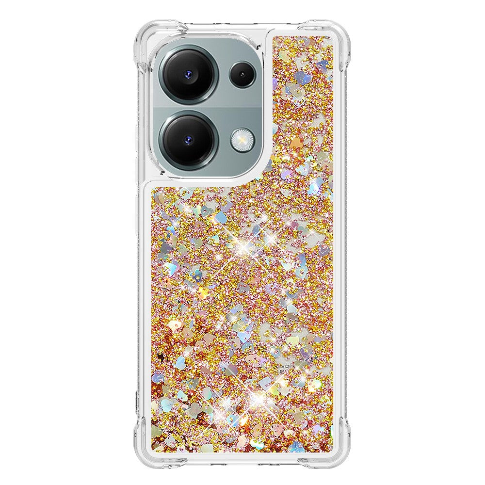 For Xiaomi Redmi Note 13 Pro 4G / Poco M6 Pro 4G TPU Case Glitter Quicksand Shockproof Phone Back Cover