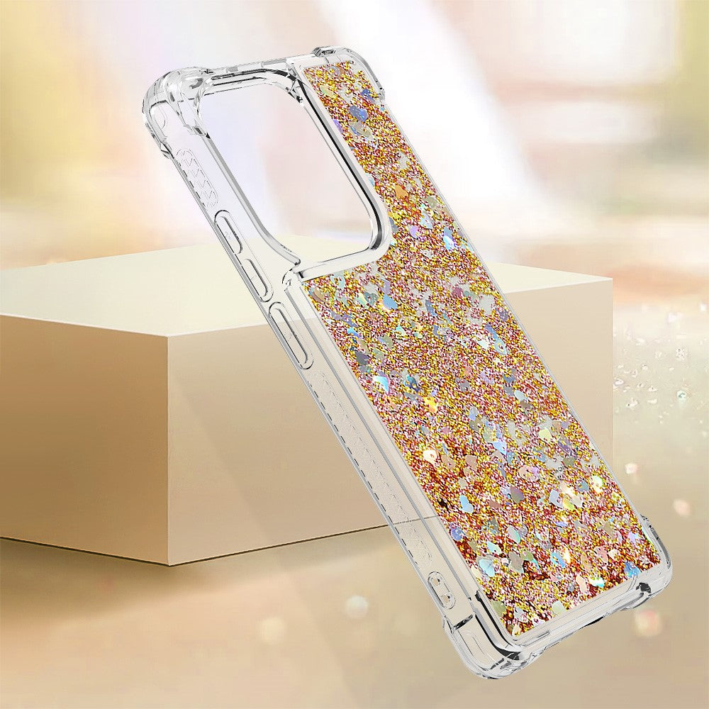 For Xiaomi Redmi Note 13 Pro 4G / Poco M6 Pro 4G TPU Case Glitter Quicksand Shockproof Phone Back Cover