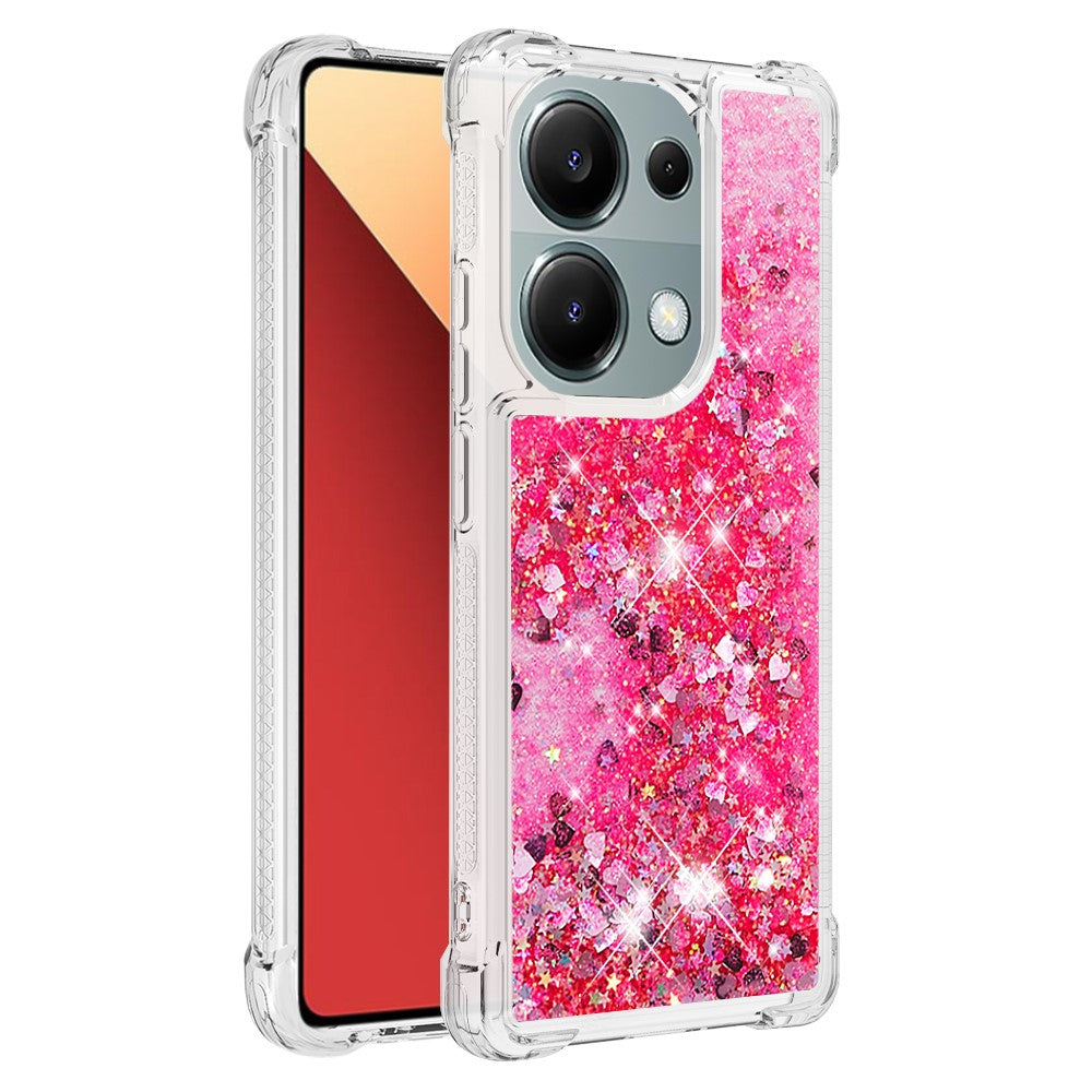 For Xiaomi Redmi Note 13 Pro 4G / Poco M6 Pro 4G TPU Case Glitter Quicksand Shockproof Phone Back Cover