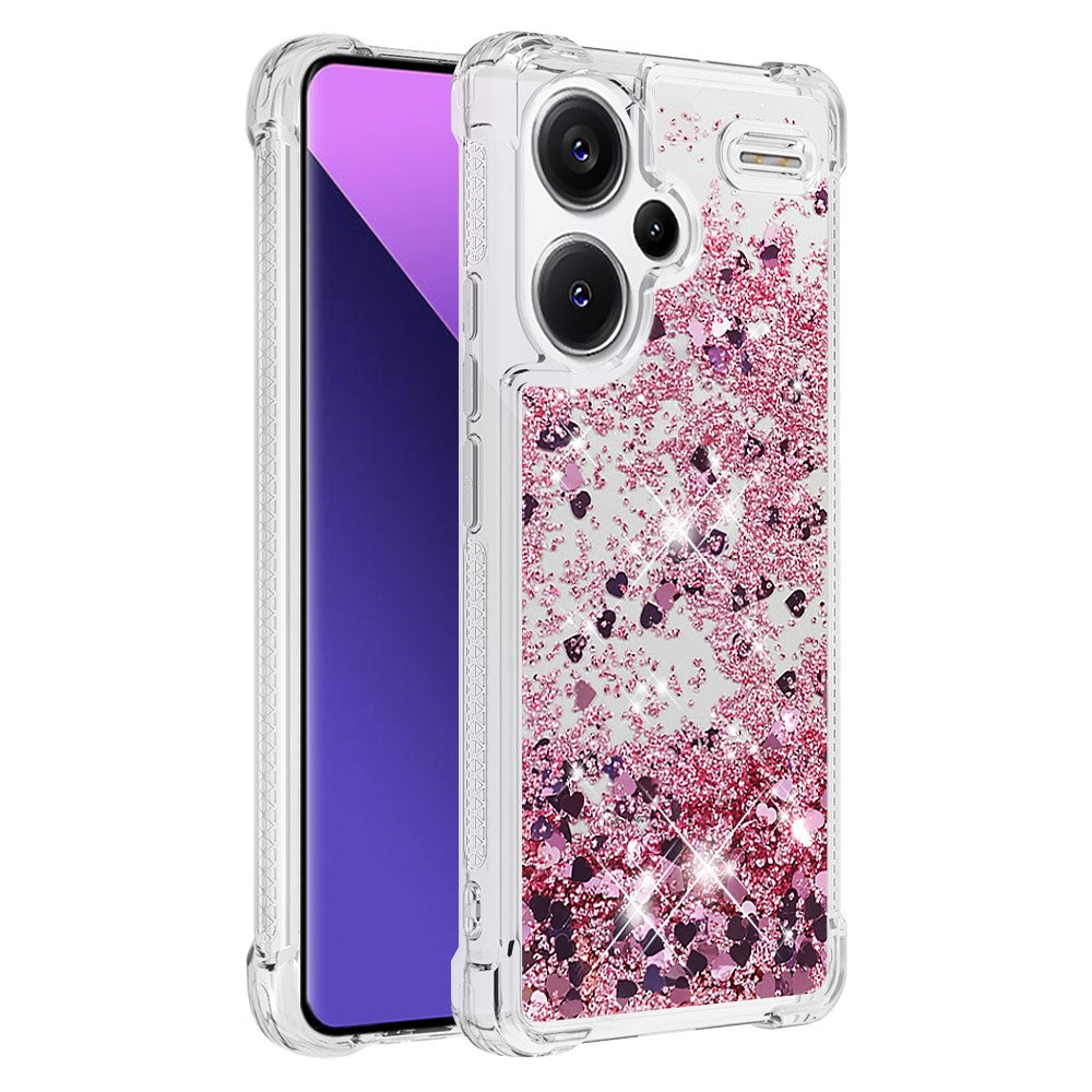 For Xiaomi Redmi Note 13 Pro+ 5G TPU Case Glitter Quicksand Shockproof Phone Back Cover