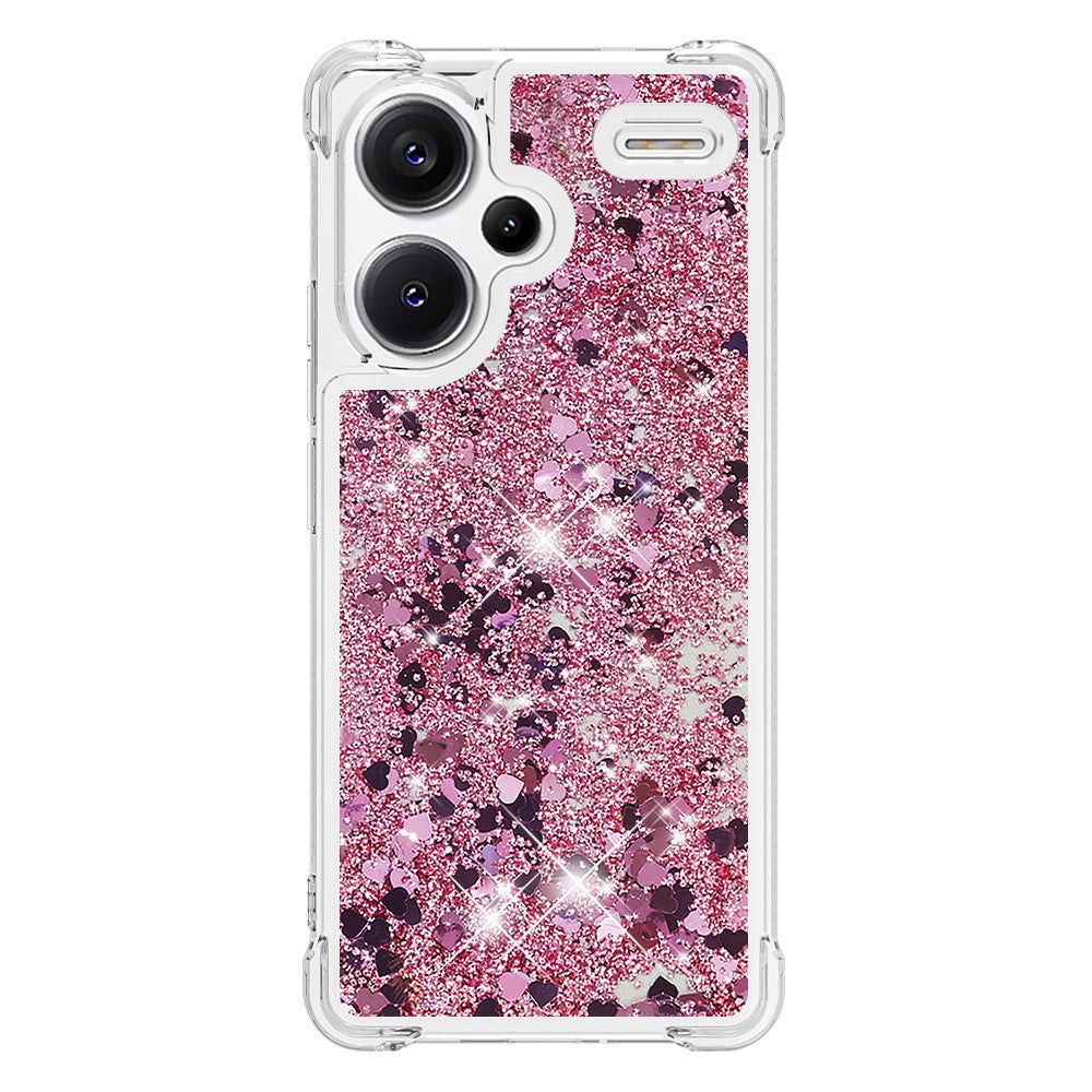 For Xiaomi Redmi Note 13 Pro+ 5G TPU Case Glitter Quicksand Shockproof Phone Back Cover