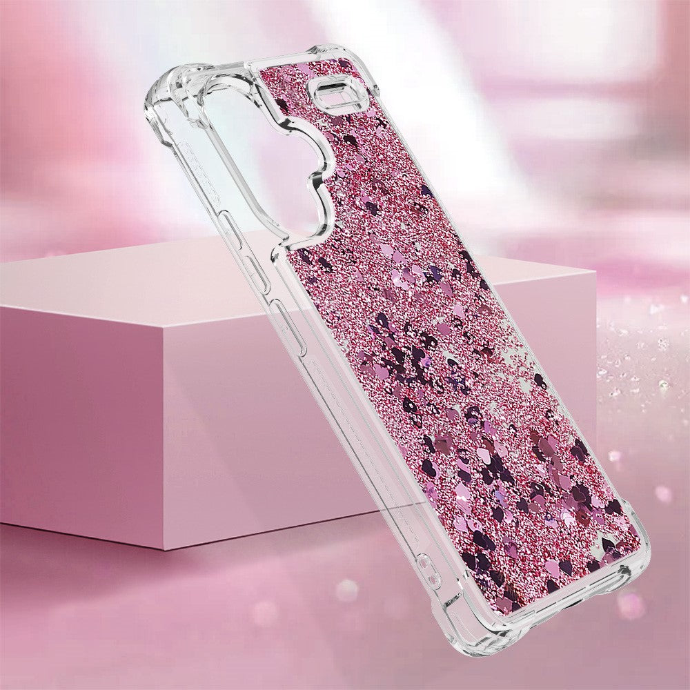 For Xiaomi Redmi Note 13 Pro+ 5G TPU Case Glitter Quicksand Shockproof Phone Back Cover