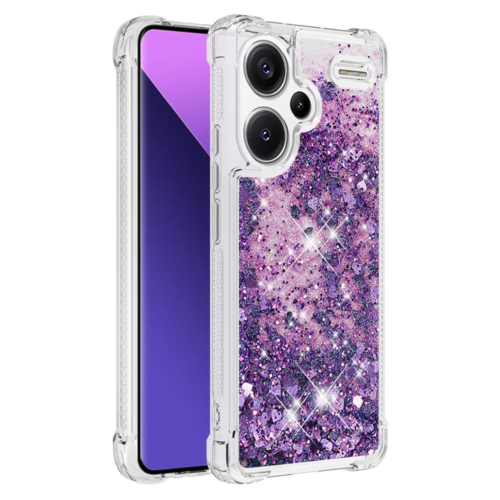 For Xiaomi Redmi Note 13 Pro+ 5G TPU Case Glitter Quicksand Shockproof Phone Back Cover