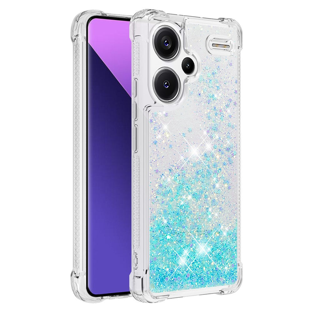 For Xiaomi Redmi Note 13 Pro+ 5G TPU Case Glitter Quicksand Shockproof Phone Back Cover