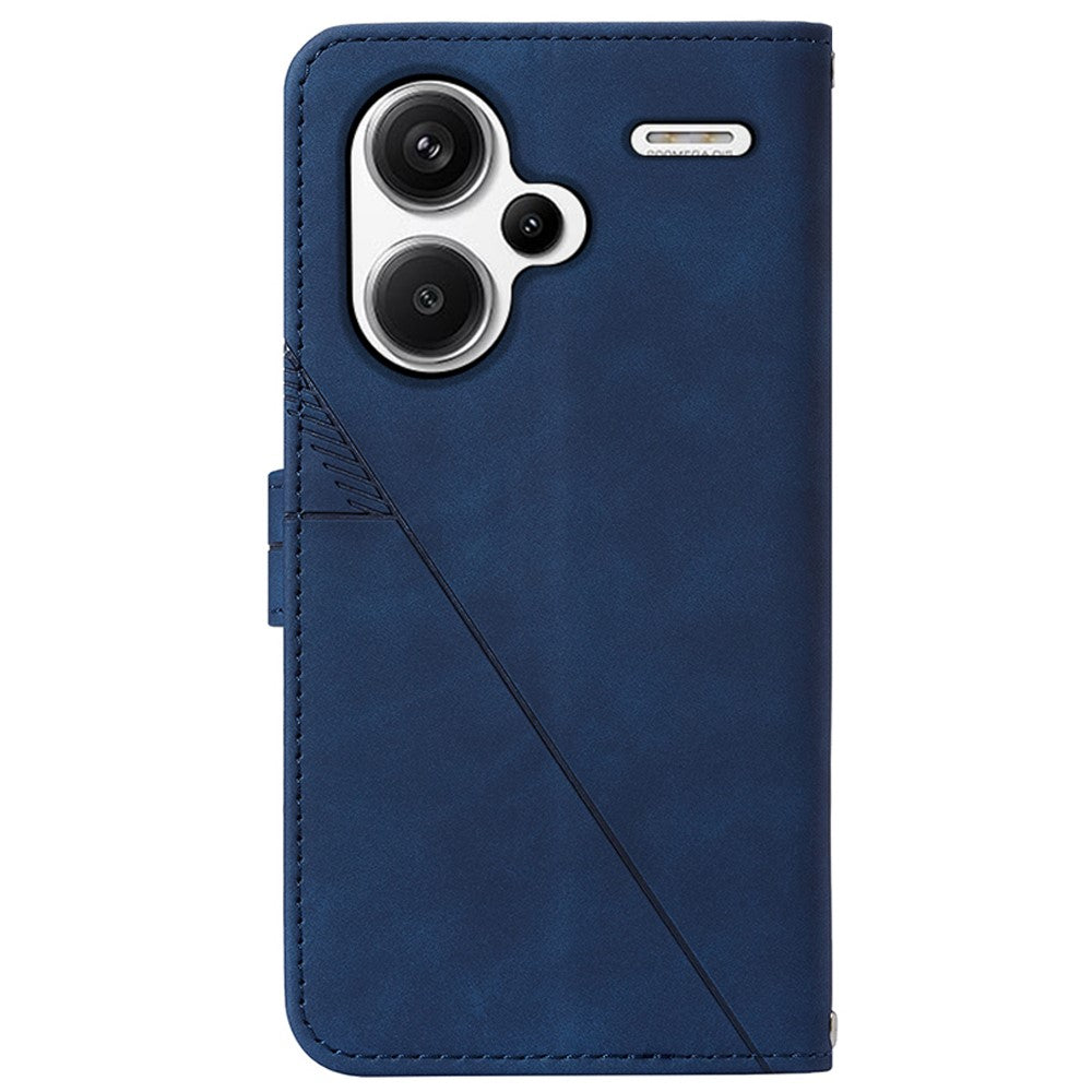 For Xiaomi Redmi Note 13 Pro+ 5G Leather Case with Hand Strap Wallet Stand Phone Cover