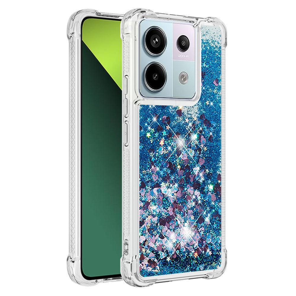 Xiaomi Redmi Note 13 Pro 5G / Poco X6 5G TPU-skal Glitter Quicksand Stötsäkert mobilbaksida