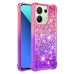 For Xiaomi Redmi Note 13 4G TPU Case Gradient Quicksand Phone Back Cover