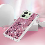 For Xiaomi Redmi Note 13 4G TPU Case Glitter Quicksand Shockproof Phone Back Cover
