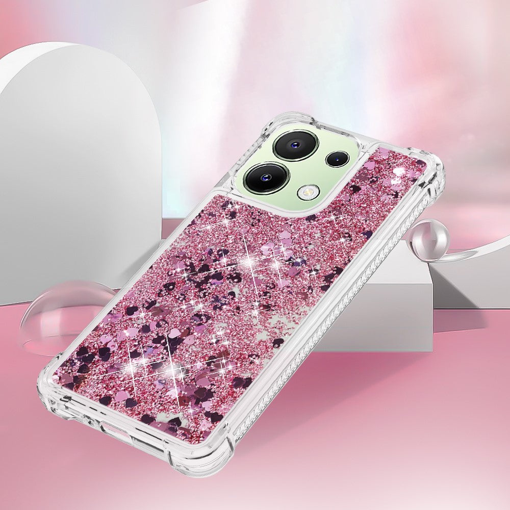 For Xiaomi Redmi Note 13 4G TPU Case Glitter Quicksand Shockproof Phone Back Cover