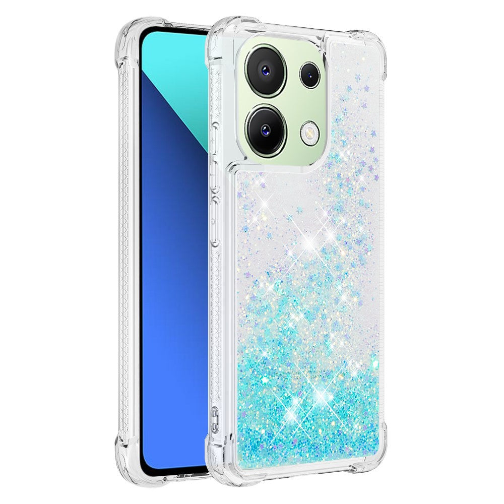 For Xiaomi Redmi Note 13 4G TPU Case Glitter Quicksand Shockproof Phone Back Cover