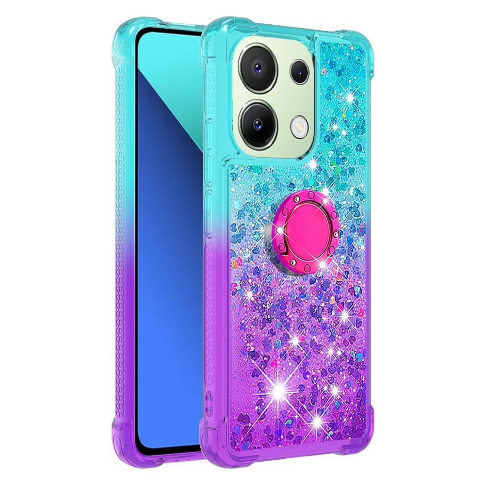 Xiaomi Redmi Note 13 4G TPU-skal med stativ Gradient Quicksand Stötsäkert skal