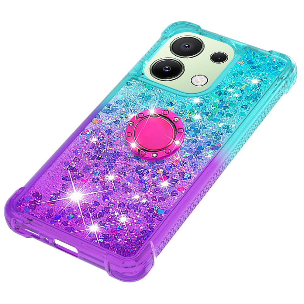 Xiaomi Redmi Note 13 4G TPU-skal med stativ Gradient Quicksand Stötsäkert skal