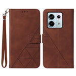 For Xiaomi Redmi Note 13 Pro 5G / Poco X6 5G Leather Case with Hand Strap Wallet Stand Phone Cover