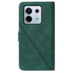For Xiaomi Redmi Note 13 Pro 5G / Poco X6 5G Leather Case with Hand Strap Wallet Stand Phone Cover